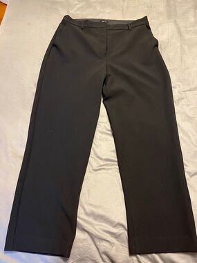 Express Women's Black Straight-Leg Dress Trousers
